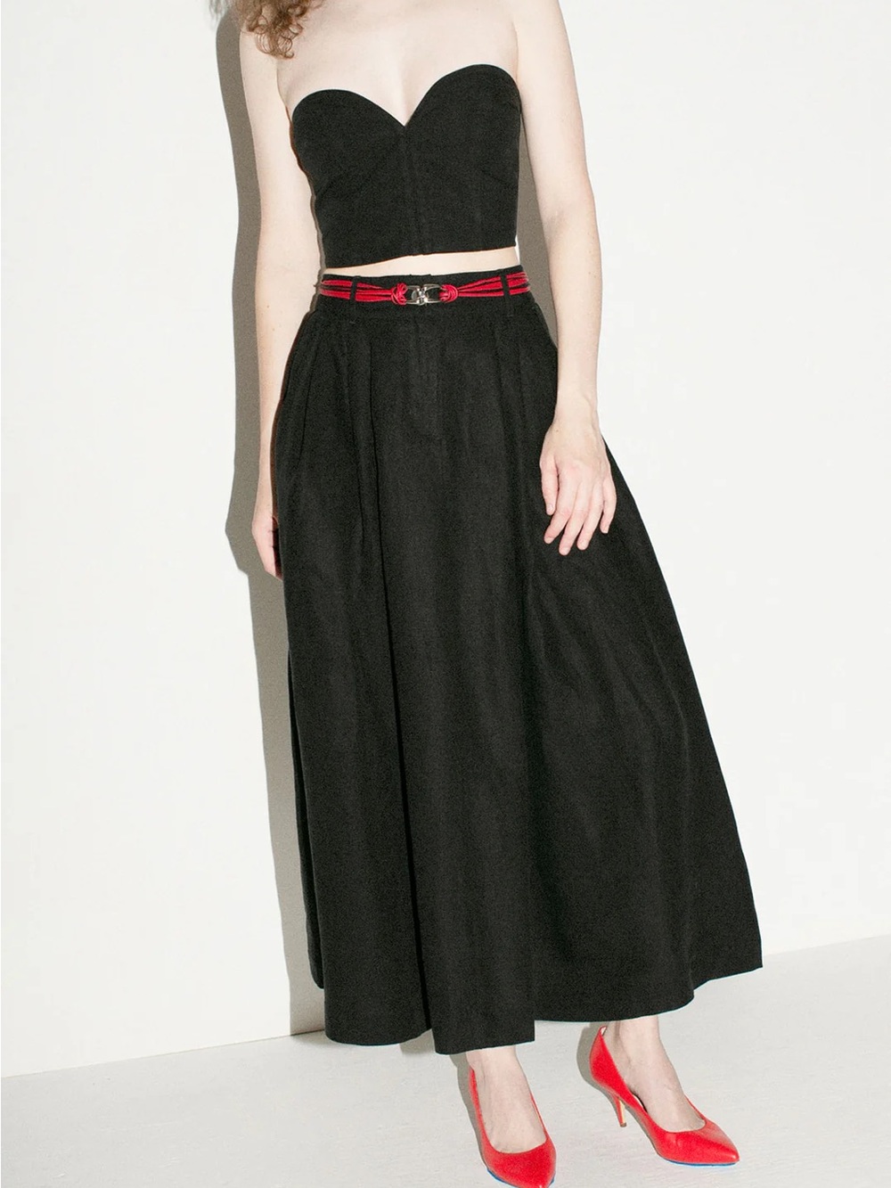 Mara Hoffman BLACK TULAY SKIRT